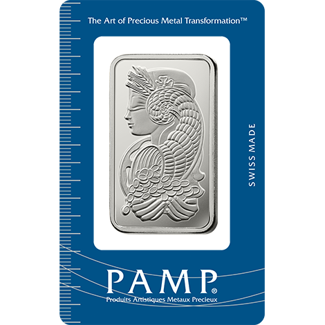 Fortuna Silver Rectangular Ingot - 1 oz - buy online Manchester, UK