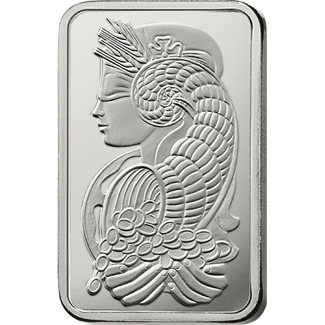 Fortuna Silver Rectangular Ingot – 10 oz - buy online Manchester UK