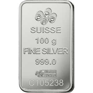 Fortuna Silver Rectangular Ingot – 100 g - buy online UK