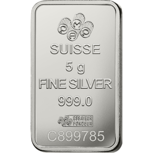 Fortuna Silver Rectangular Ingot – 5 g - buy online UK