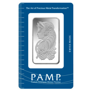 PAMP Silver Fortuna Bar – 50 Grams - buy online UK